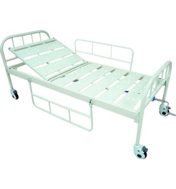 Back Rest /Semi-Fowler Cot With Wheels